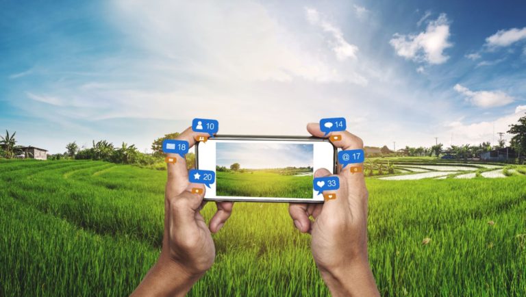 redes sociales agrícolas